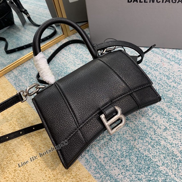 Balenciaga專櫃爆款手提肩背女包 巴黎世家鑽石紋xs小號Hourglass沙漏包 fyj1026